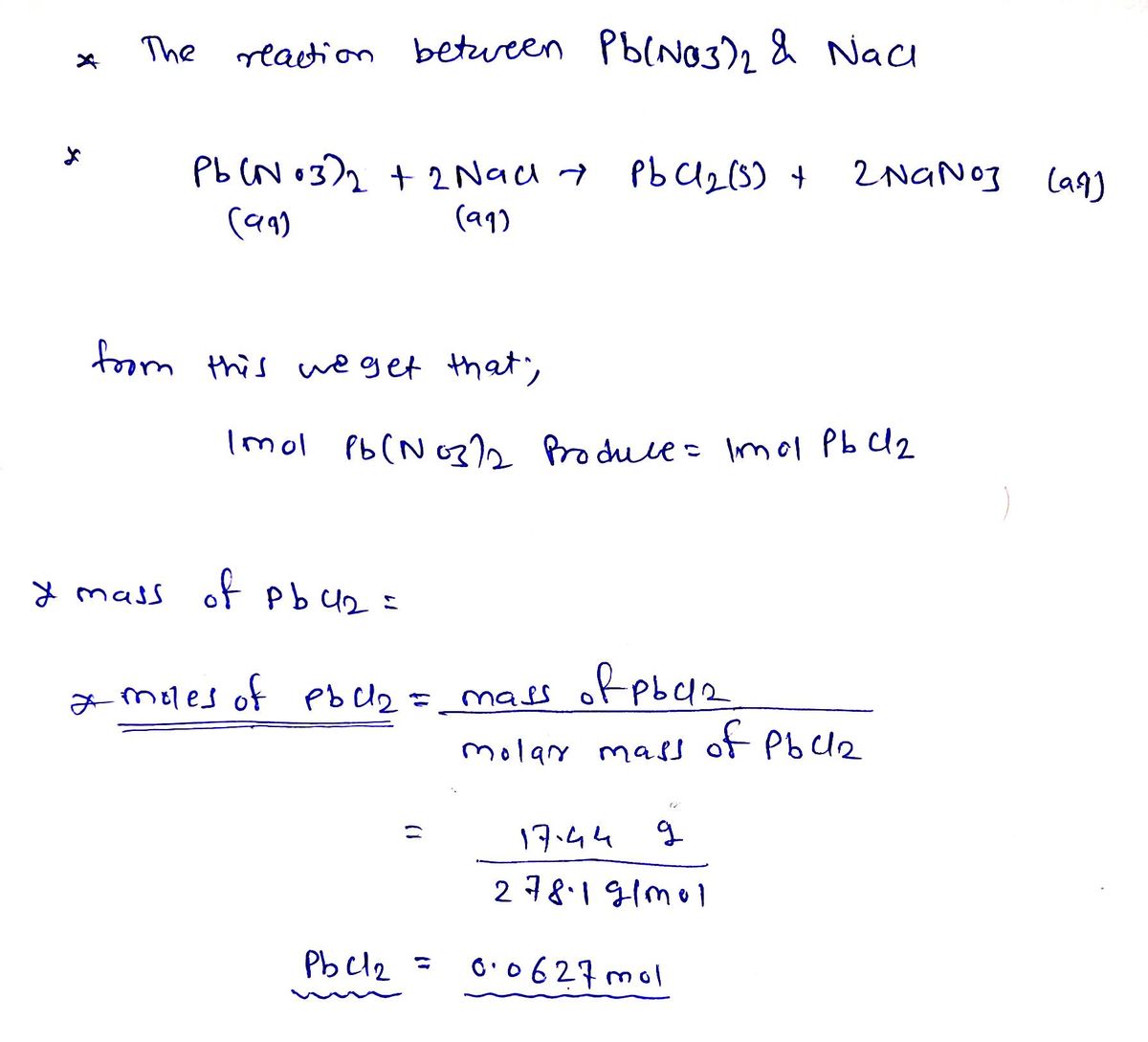 Chemistry homework question answer, step 1, image 1